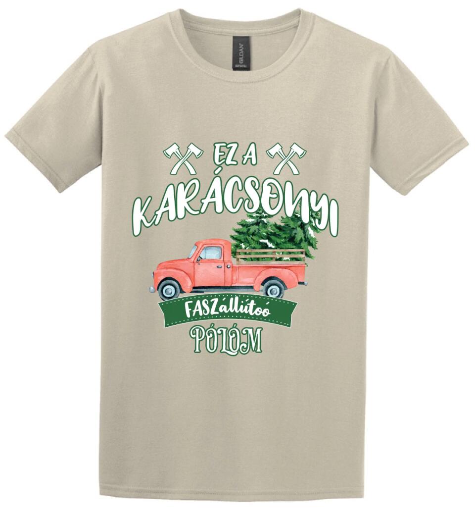Ez a karácsonyi faszállító pólóm