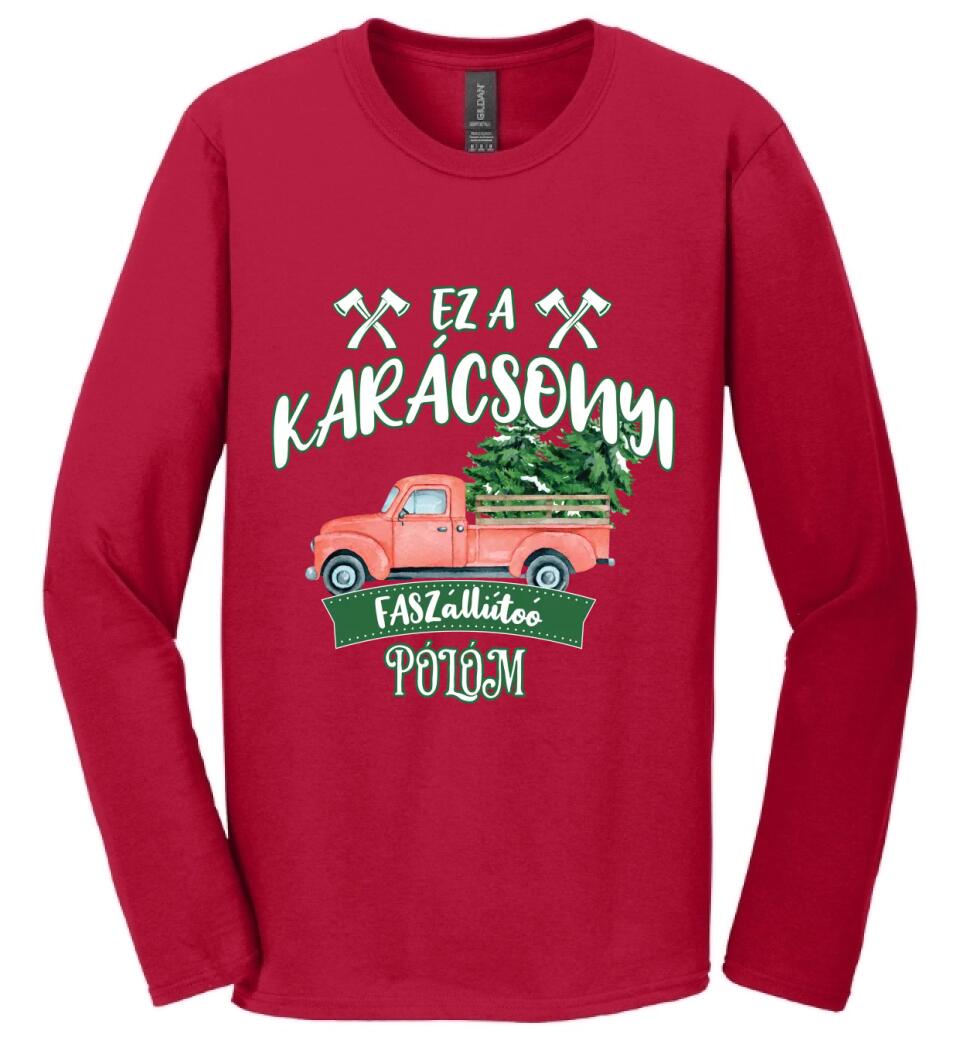 Ez a karácsonyi faszállító pólóm