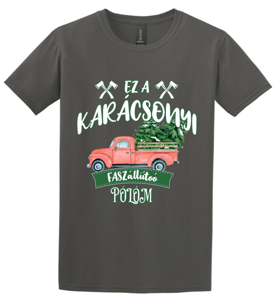 Ez a karácsonyi faszállító pólóm