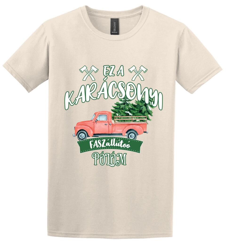 Ez a karácsonyi faszállító pólóm