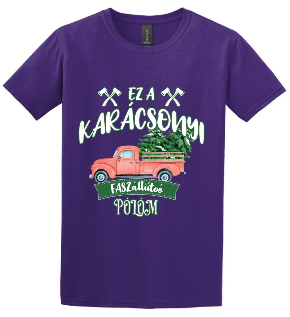 Ez a karácsonyi faszállító pólóm