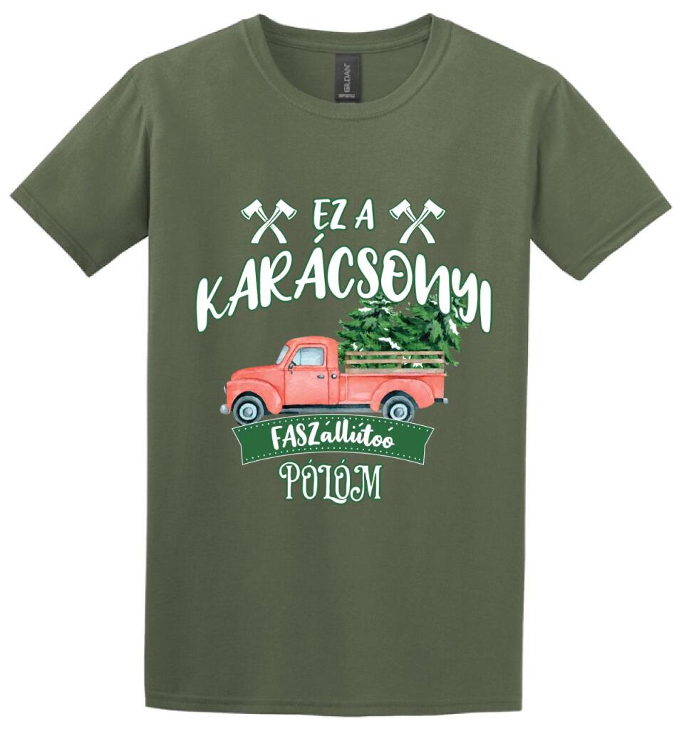 Ez a karácsonyi faszállító pólóm