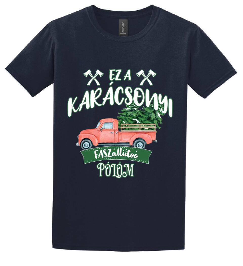 Ez a karácsonyi faszállító pólóm
