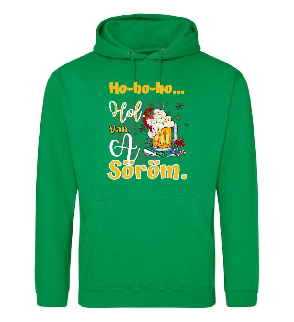 Karácsonyi póló  ho ho ho hol van a söröm