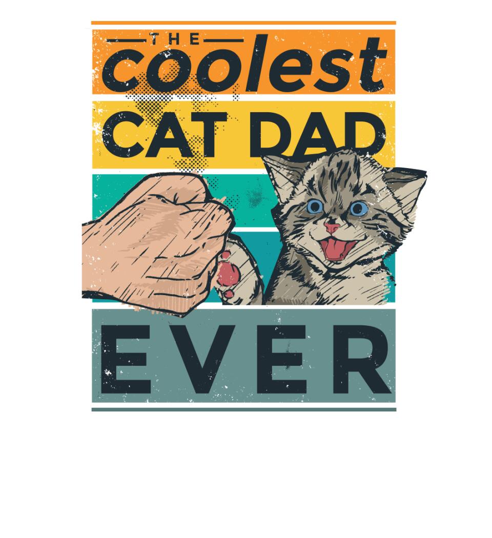 Coolest Cat Dad - cicás