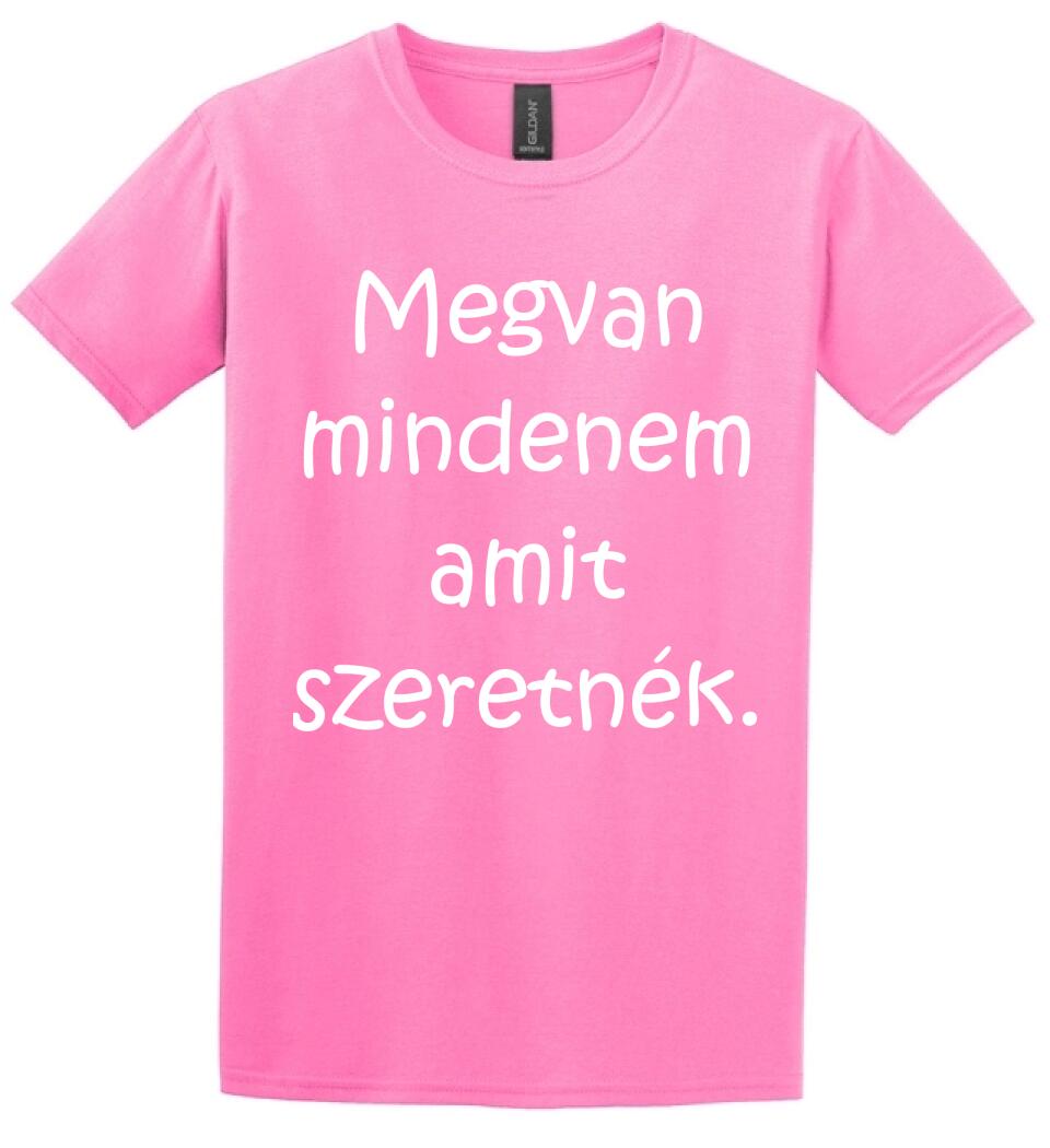 Megvan mindenem Páros Póló