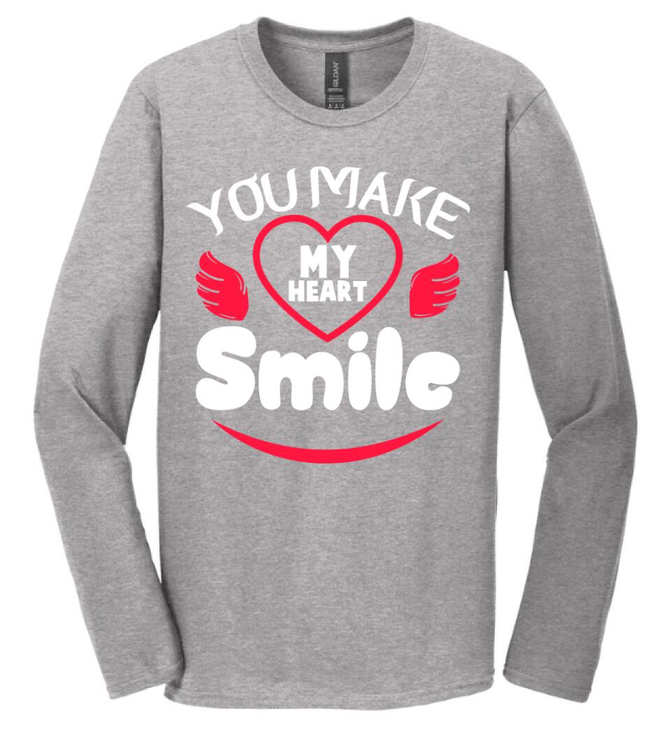 You make my heart smile póló