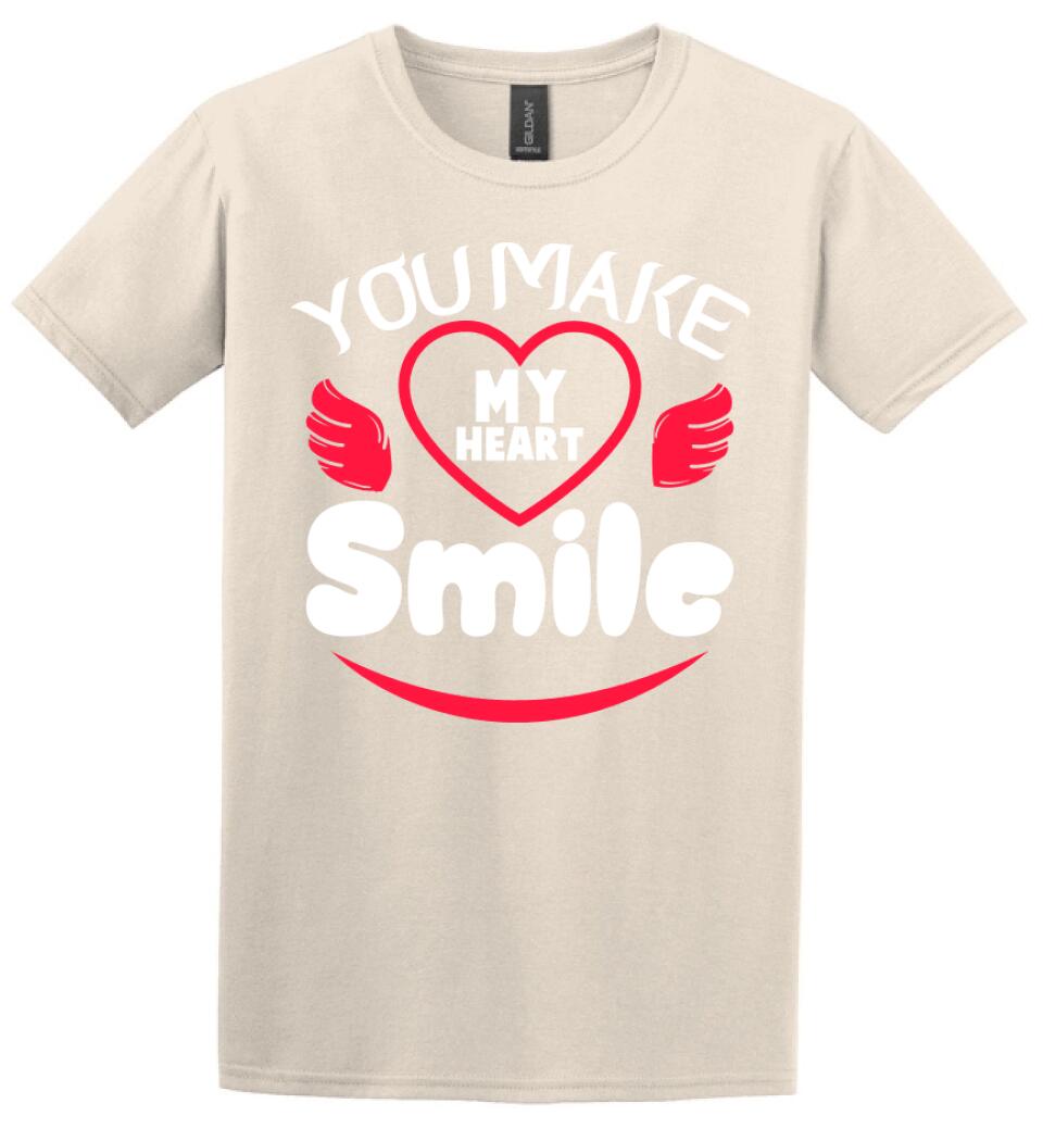 You make my heart smile póló