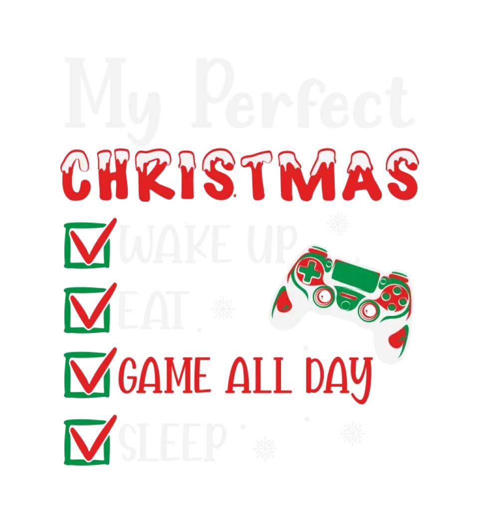 My perfect xmas gamer day