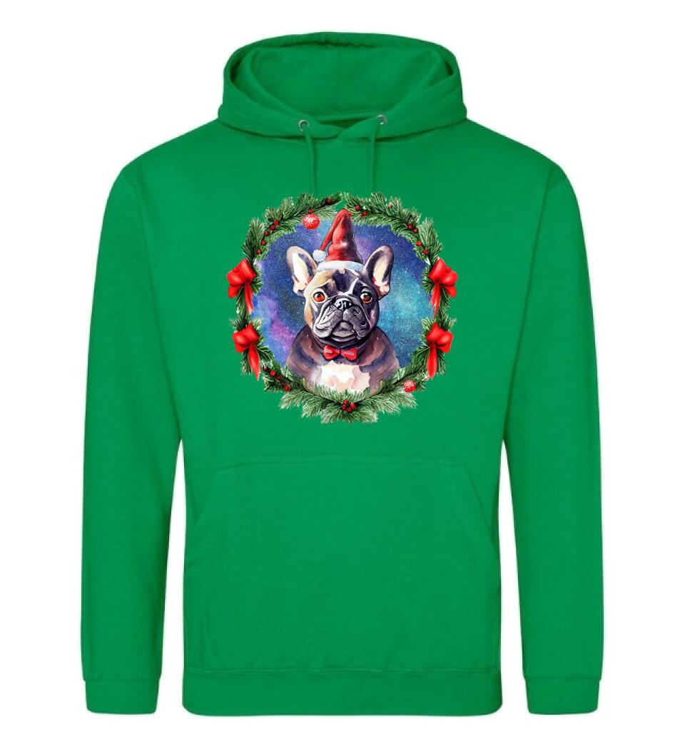 karácsonyi francia buldog