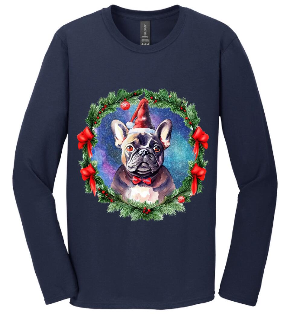 karácsonyi francia buldog