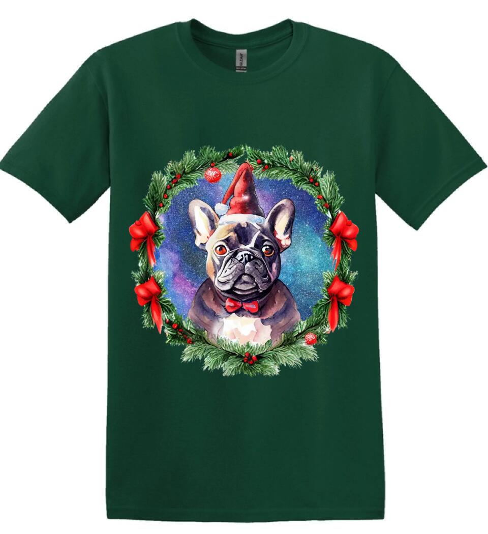 karácsonyi francia buldog