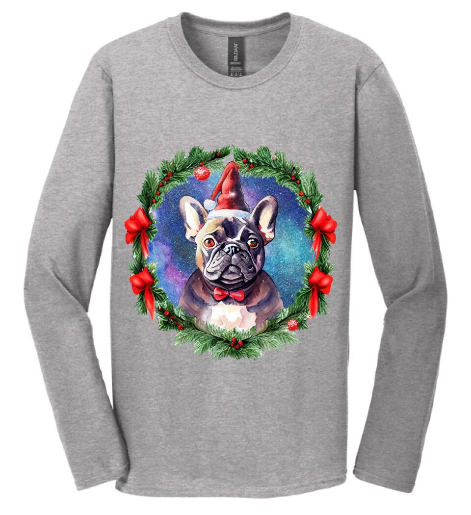 karácsonyi francia buldog