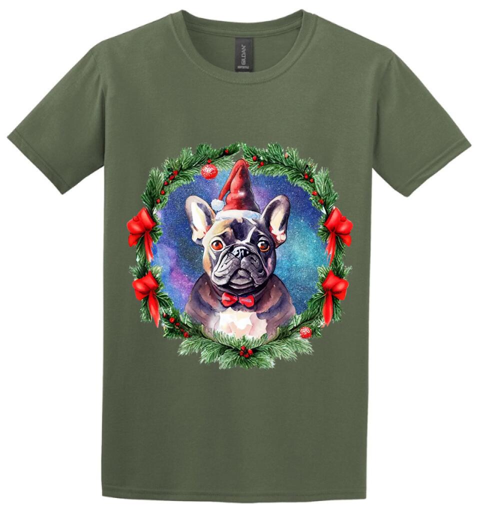 karácsonyi francia buldog