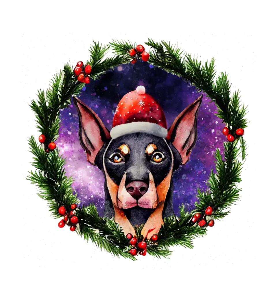 karácsonyi doberman