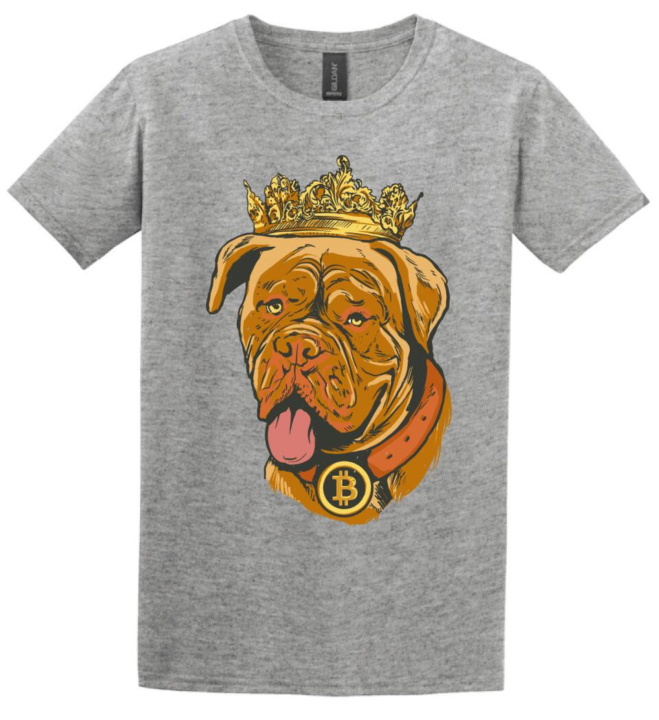 Bitcoin king dog Póló