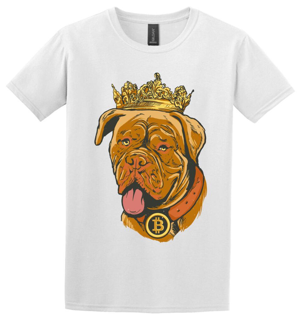 Bitcoin king dog Póló