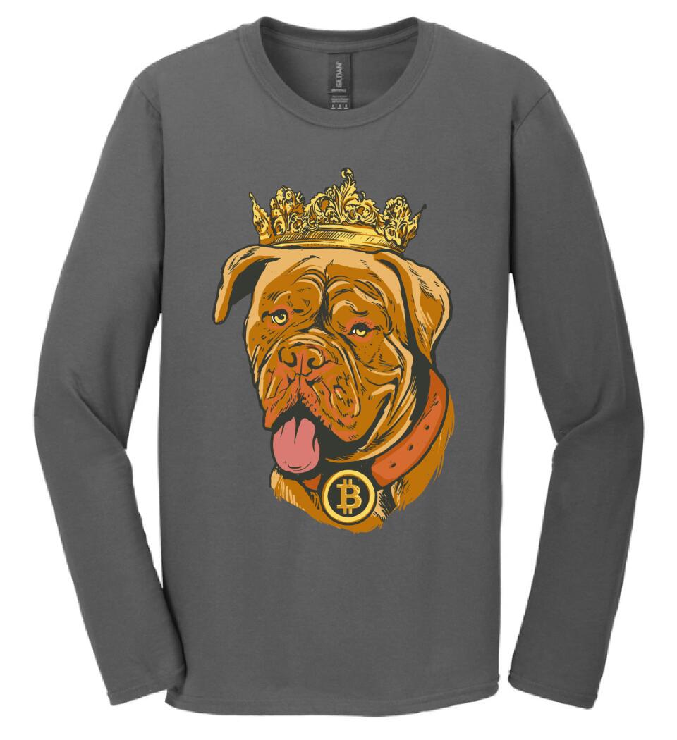 Bitcoin king dog Póló