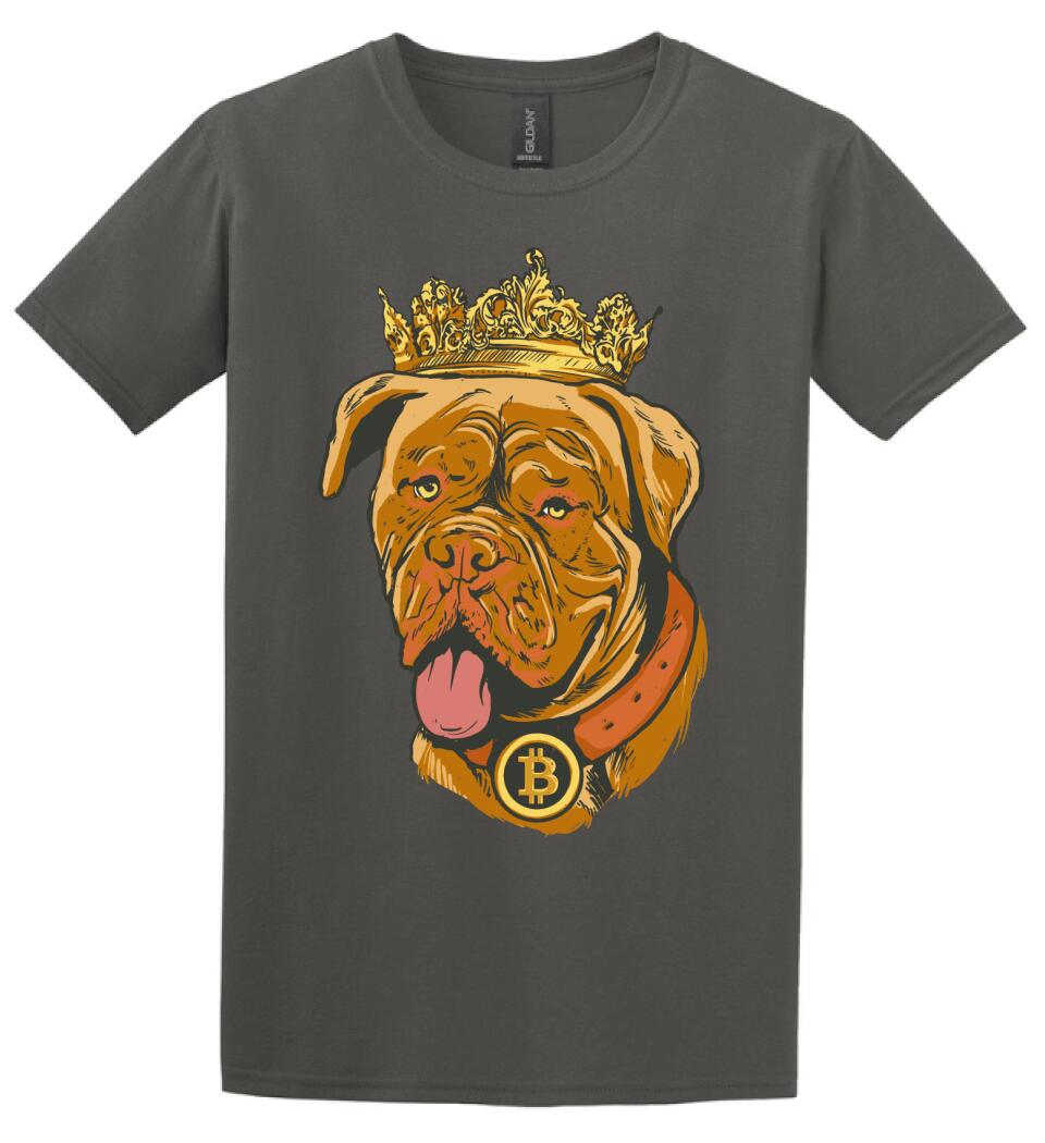 Bitcoin king dog Póló