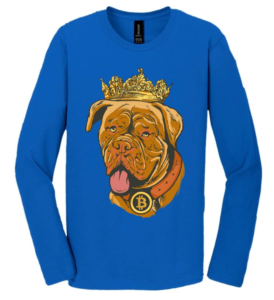 Bitcoin king dog Póló