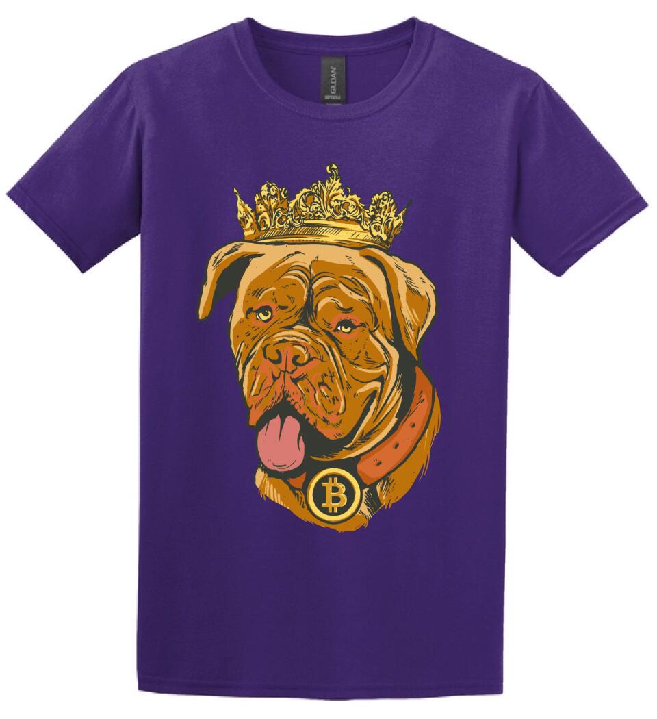 Bitcoin king dog Póló