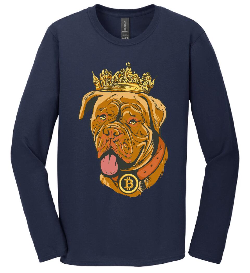 Bitcoin king dog Póló
