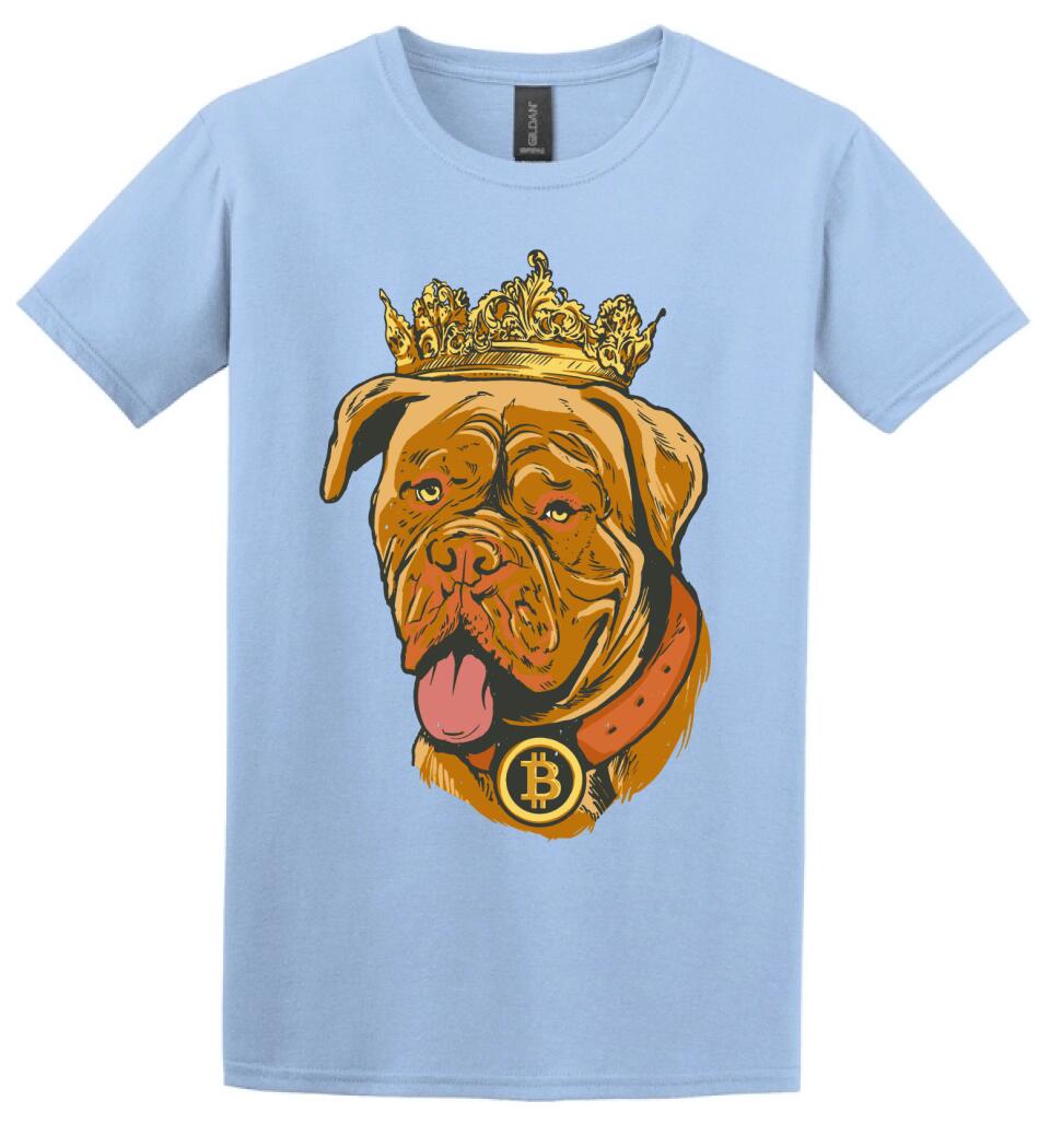 Bitcoin king dog Póló