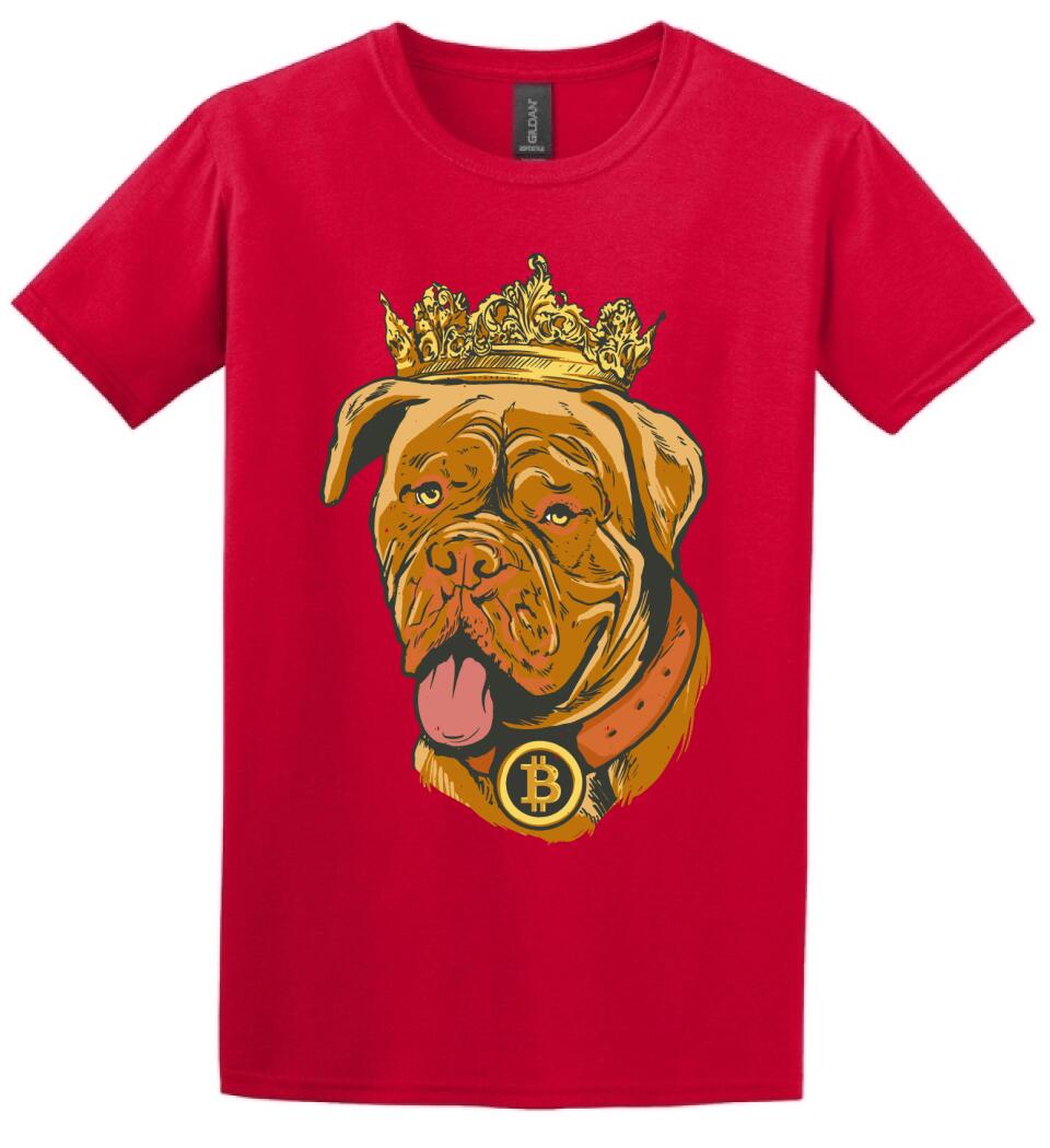 Bitcoin king dog Póló