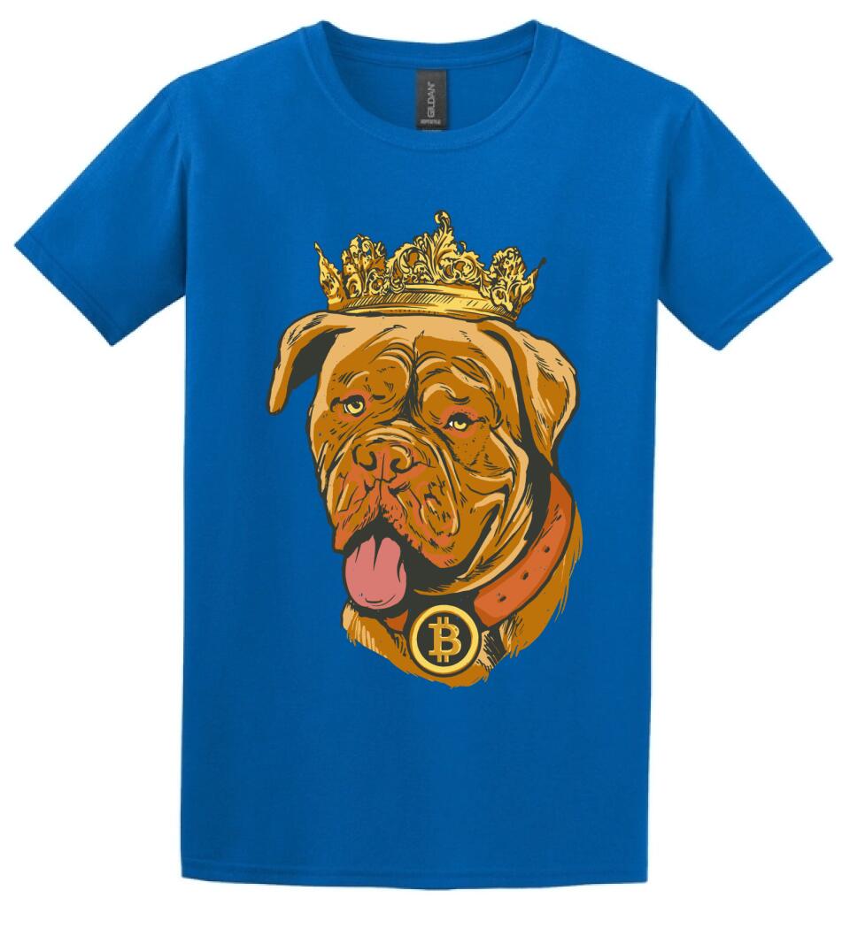 Bitcoin king dog Póló