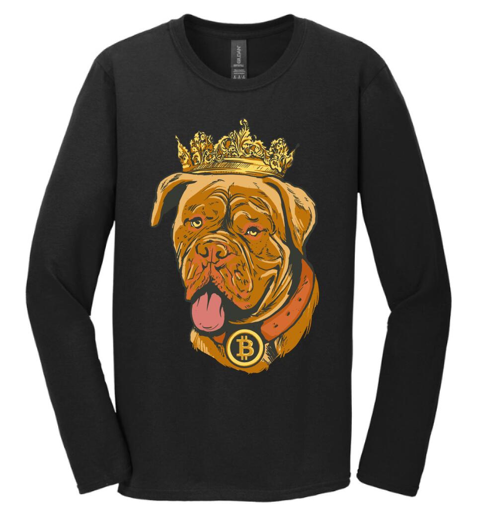 Bitcoin king dog Póló