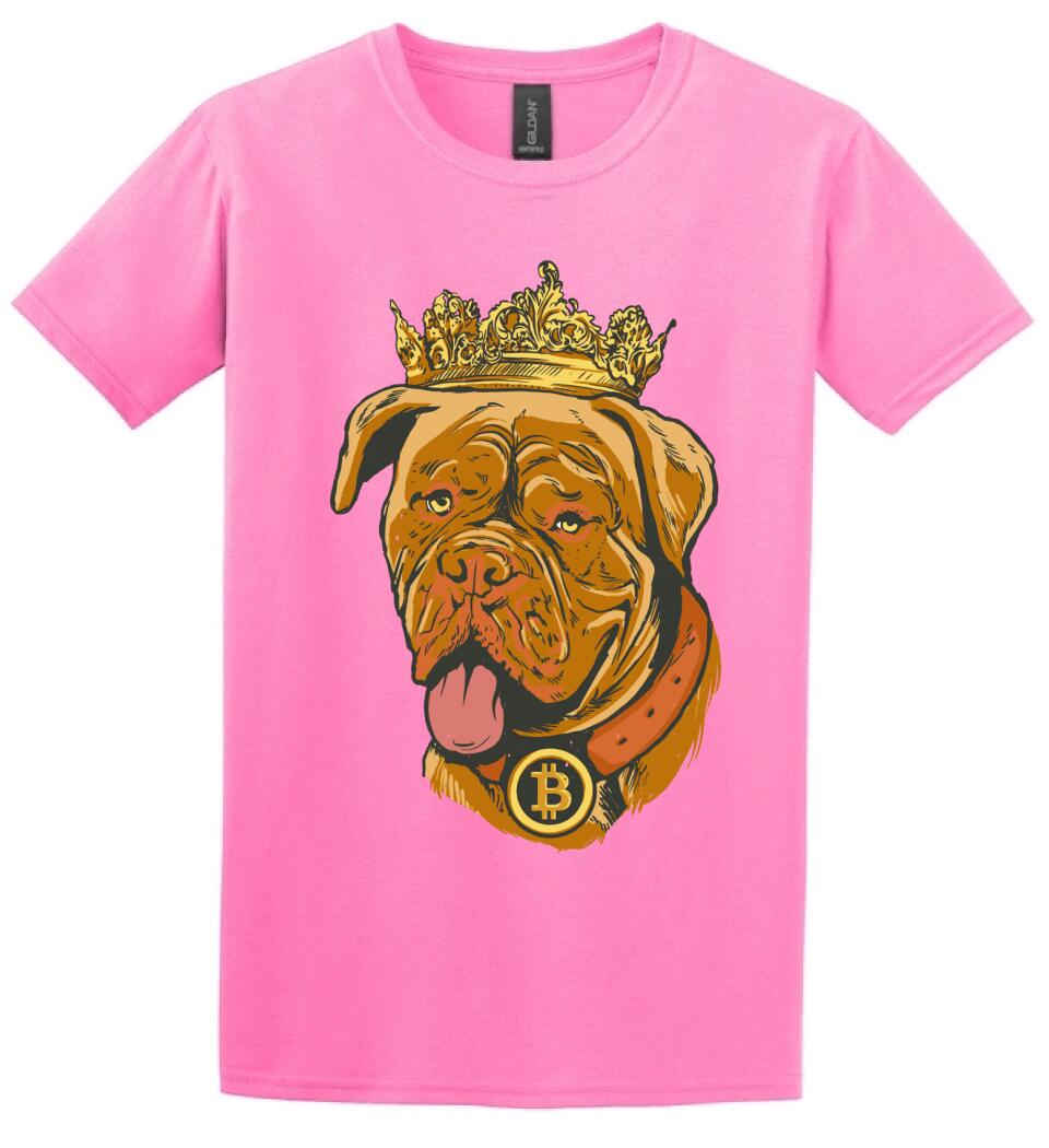 Bitcoin king dog Póló
