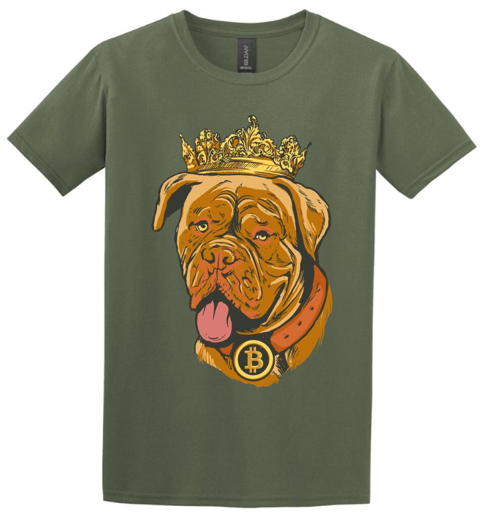 Bitcoin king dog Póló