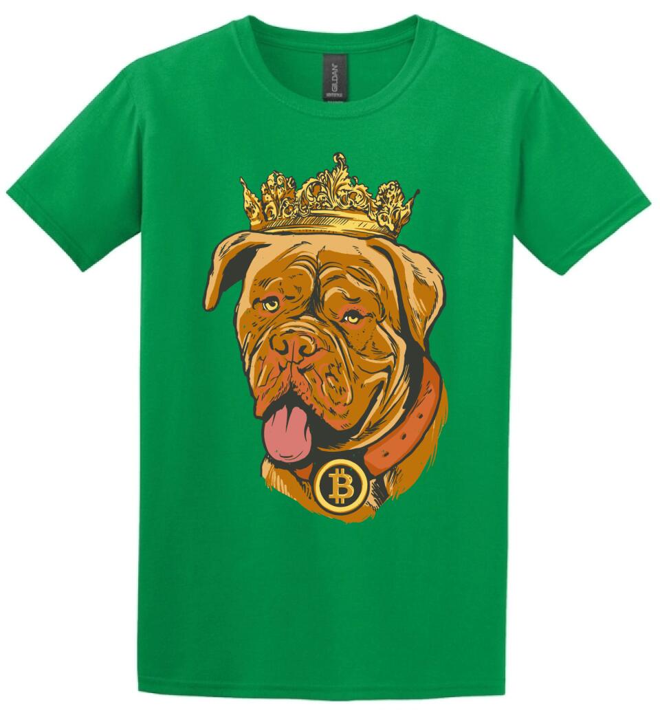Bitcoin king dog Póló