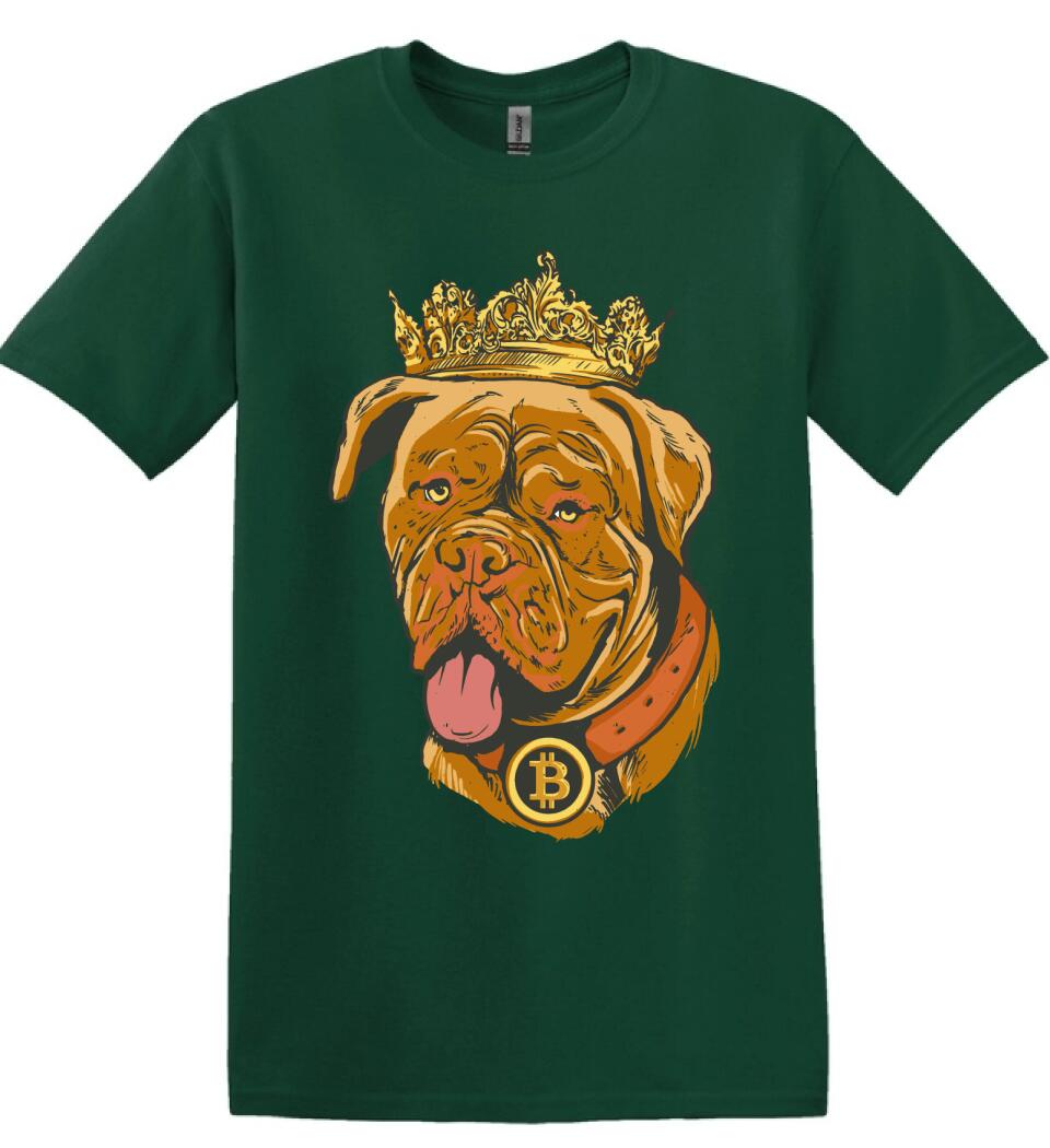 Bitcoin king dog Póló