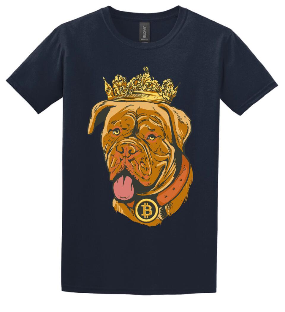 Bitcoin king dog Póló