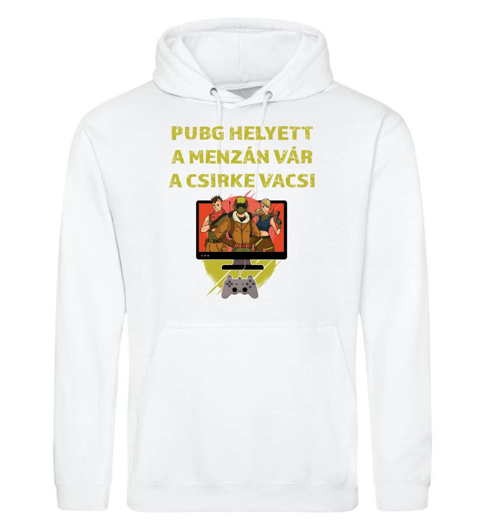 PUBG HELYETT A MENZÁN VÁRA CSIRKEVACSI Póló