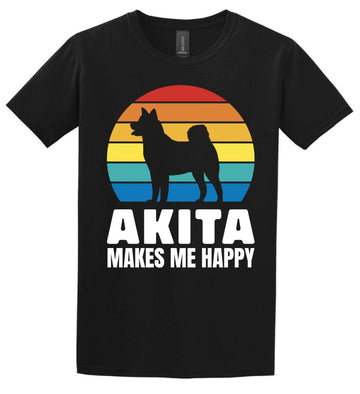 Akita Makes Me Happy Póló