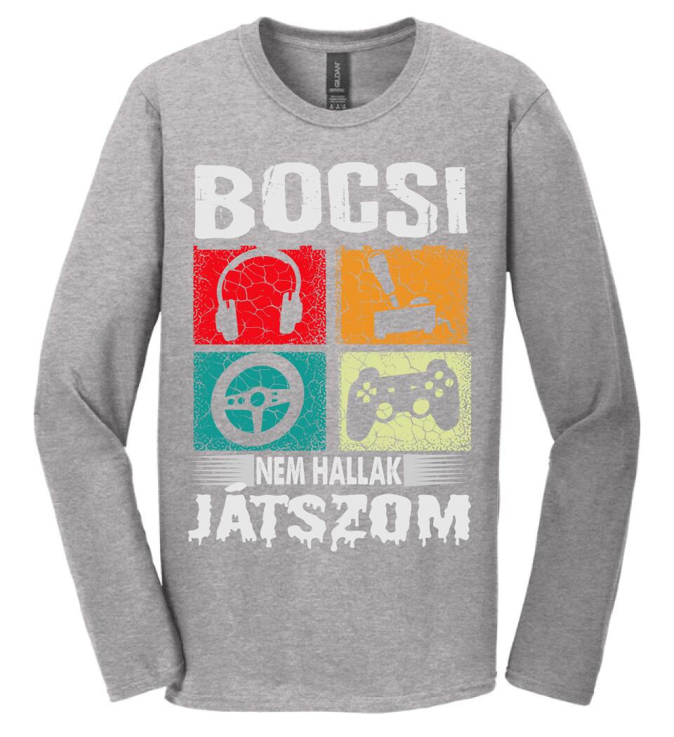 Bocsi nem hallak játszom Póló