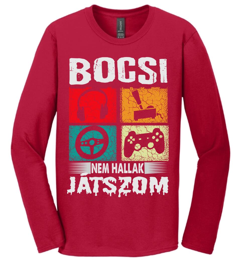Bocsi nem hallak játszom Póló