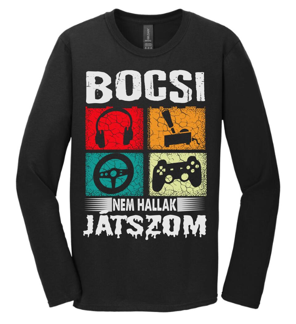 Bocsi nem hallak játszom Póló