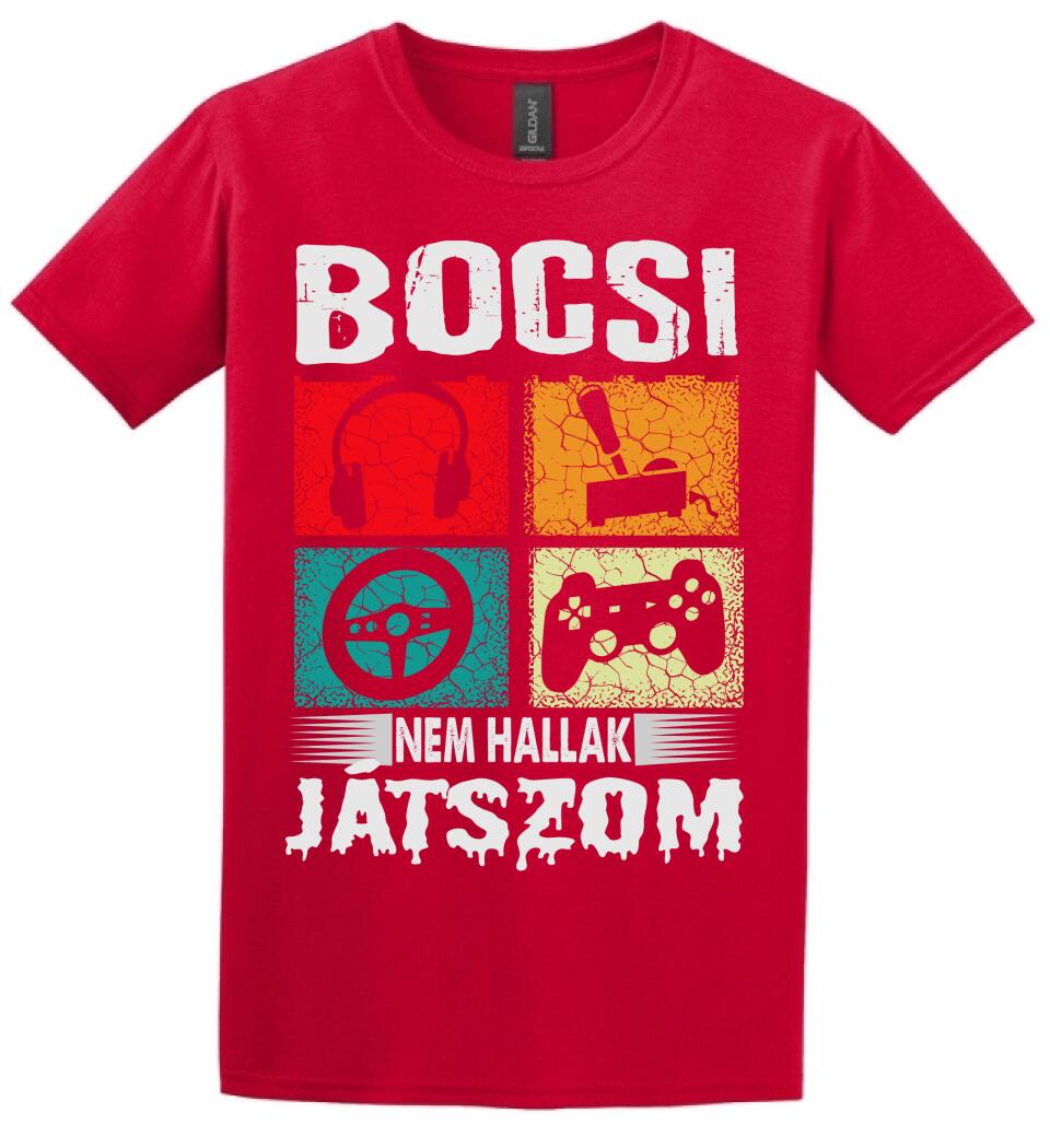 Bocsi nem hallak játszom Póló