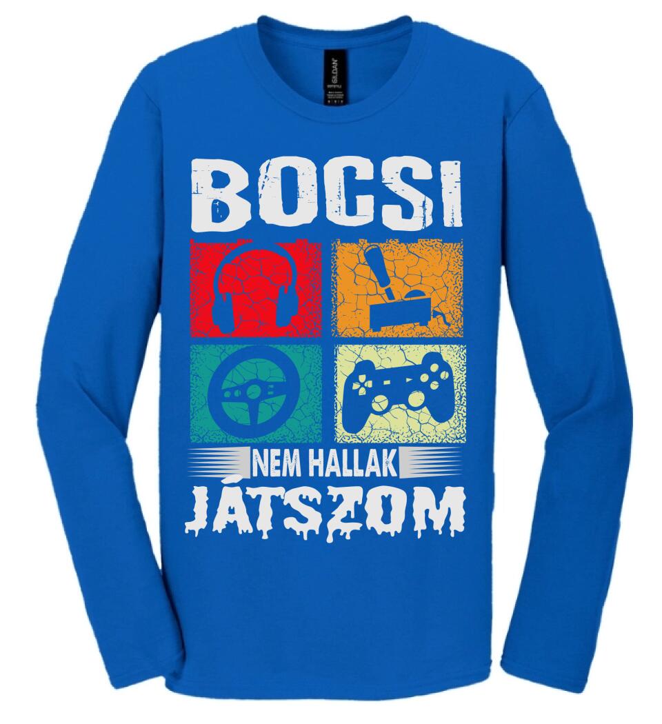 Bocsi nem hallak játszom Póló