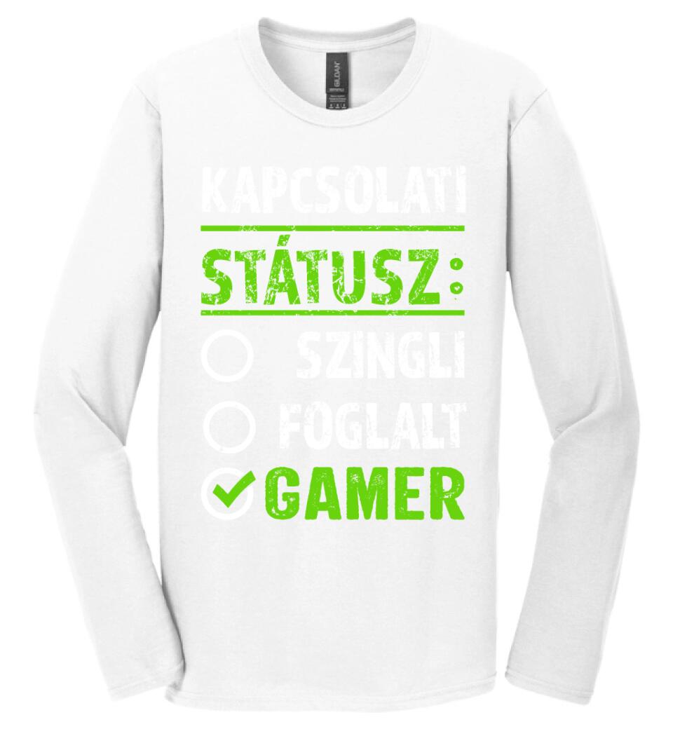 Kapcsolati státusz Gamer Póló