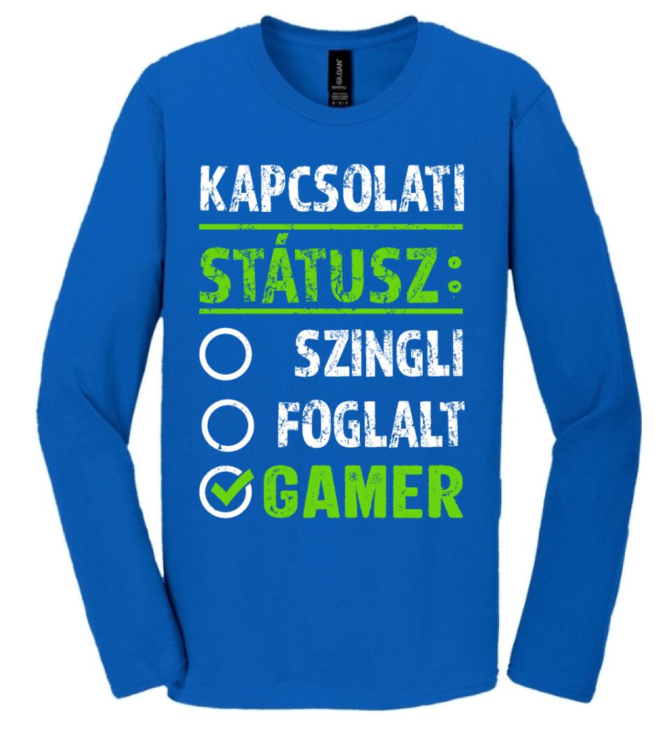 Kapcsolati státusz Gamer Póló