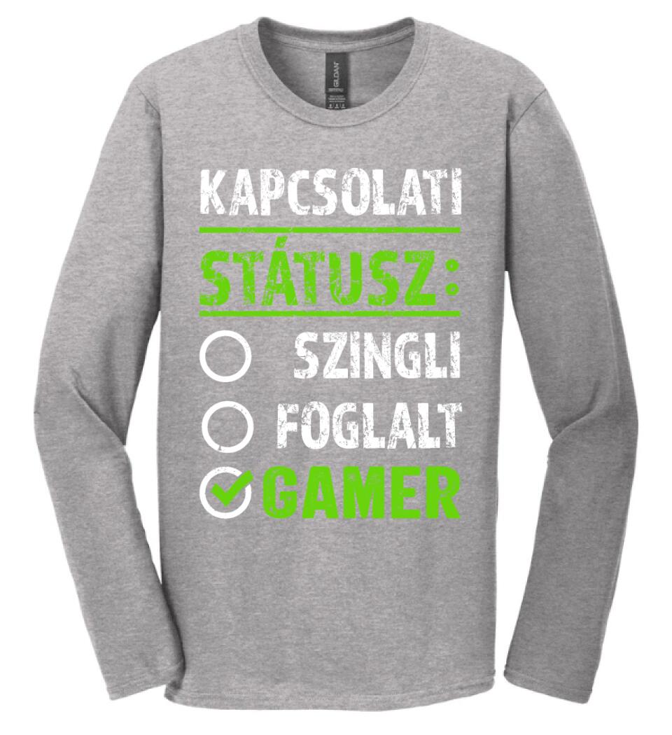 Kapcsolati státusz Gamer Póló