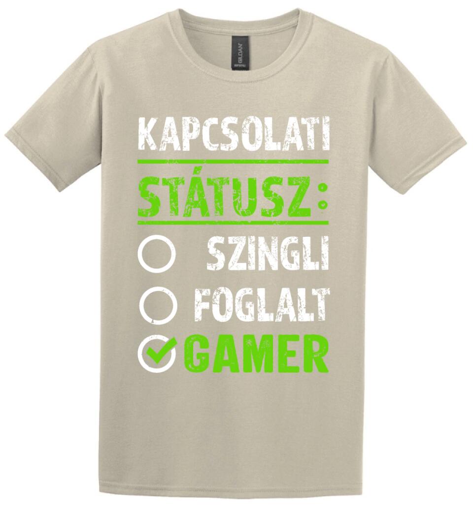 Kapcsolati státusz Gamer Póló