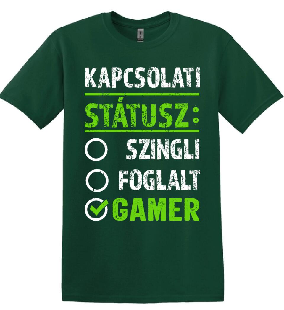 Kapcsolati státusz Gamer Póló