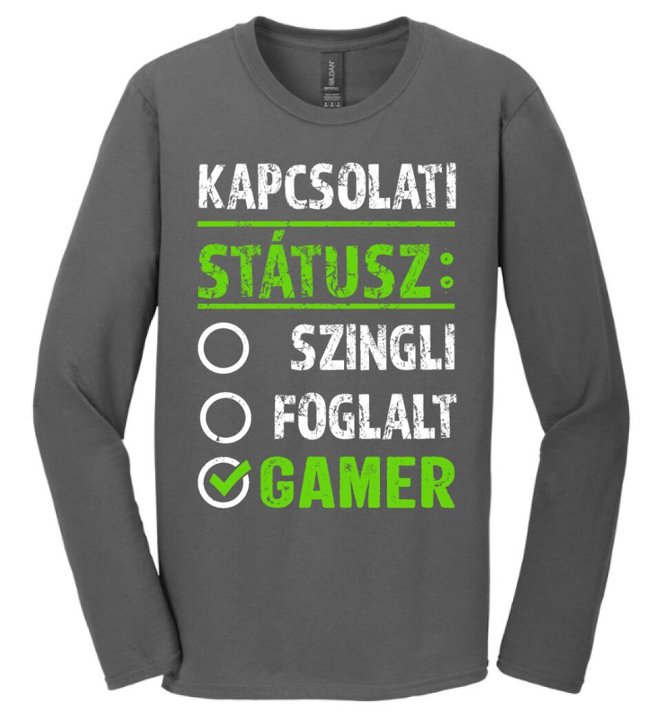 Kapcsolati státusz Gamer Póló