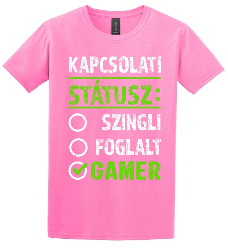 Kapcsolati státusz Gamer Póló