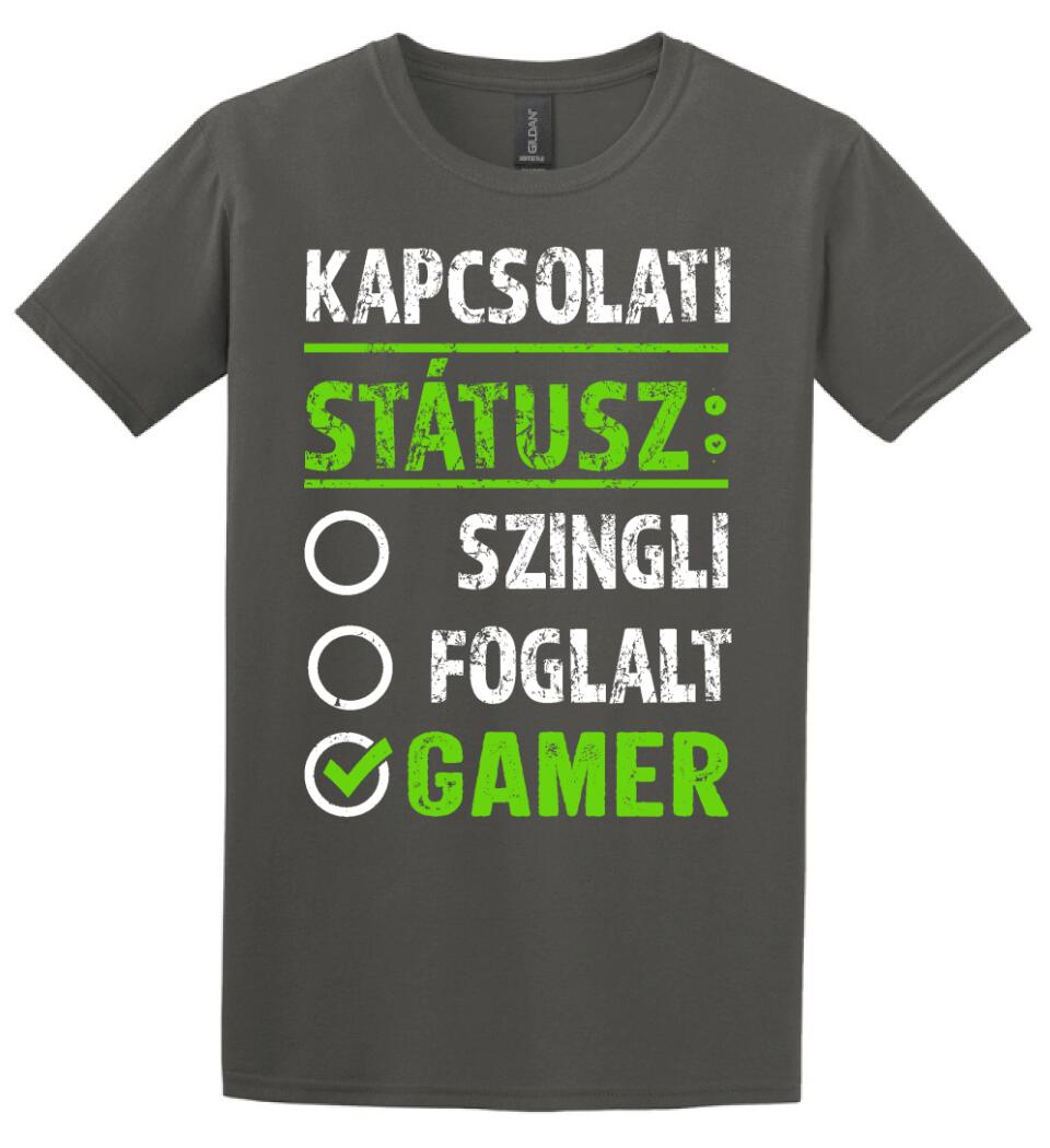 Kapcsolati státusz Gamer Póló